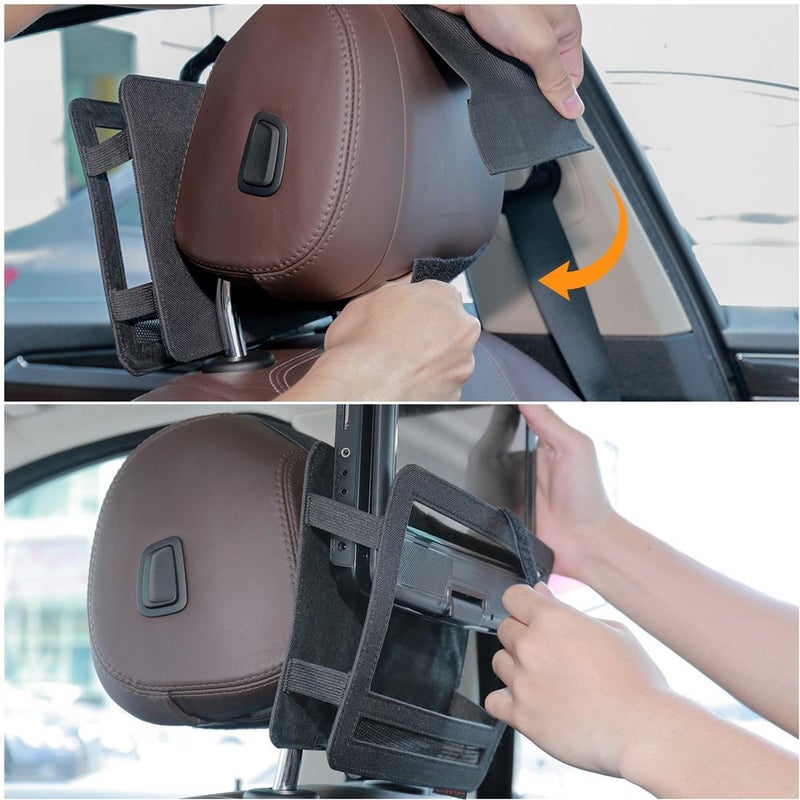 ZugGear DVD Player Headrest Mount Holder Portable DVD Player Mount Car Back seat Headrest Holder for Swivel & Flip 10 inch to10.5 inch - Image 5